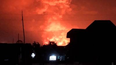Число погибших при извержении вулкана Ньирагонго в Конго достигло 32 человек