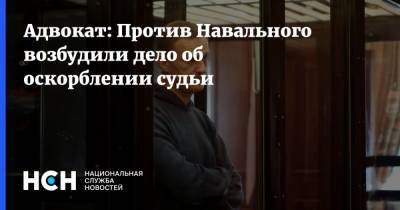 Адвокат: Против Навального возбудили дело об оскорблении судьи