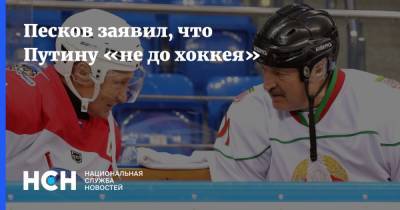 Владимир Путин - Дмитрий Песков - Песков заявил, что Путину «не до хоккея» - nsn.fm - Англия - Рига - Словакия