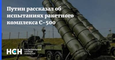 Владимир Путин - Андрей Юдин - Путин рассказал об испытаниях ракетного комплекса С-500 - nsn.fm - Ракеты