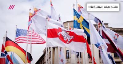 «Спорт нельзя использовать для маскировки преступлений»: мэр Риги о замене флага Беларуси на ЧМ по хоккею и ответе Рене Фазелю
