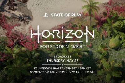 В полночь 28 мая Sony проведет следующий State of Play — покажут 14 минут геймплея Horizon: Forbidden West - itc.ua