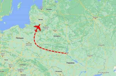Украина отрезала себя от Прибалтики, запретив полеты над Беларусью
