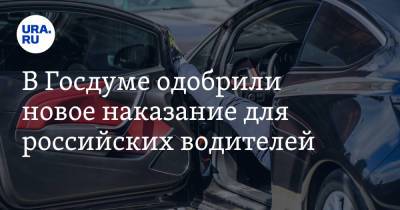 В Госдуме одобрили новое наказание для российских водителей