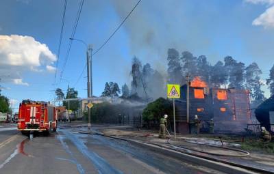 В Кохме Ивановской области загорелся ресторан