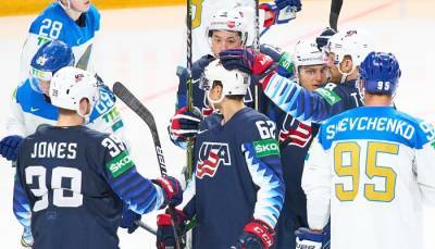 ЧМ по хоккею: США обыграли Казахстан, Дания — Великобританию