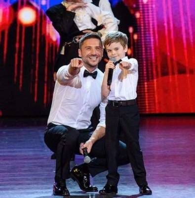 Сын Сергея Лазарева дебютировал на большой сцене, выступив вместе с отцом
