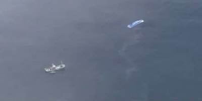 У побережья острова Хоккайдо судно из Японии Дай-хати Хокко-мару столкнулось с сухогрузом РФ Амуром - видео - ТЕЛЕГРАФ