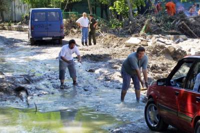 В Дагестане дожди размыли дороги в трех селах