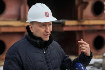 Андрей Бочкарев: Монолитные конструкции станции БКЛ «Кунцевская» готовы на 80 процентов