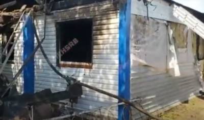 В Башкирии при пожаре погибла 6-месячная девочка. Видео