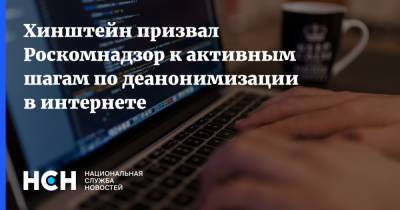 Хинштейн призвал Роскомнадзор к активным шагам по деанонимизации в интернете