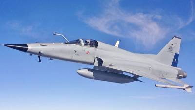 Истребитель F-5 ВВС Швейцарии потерпел крушение во время тренировочного полета