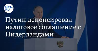 Путин денонсировал налоговое соглашение с Нидерландами