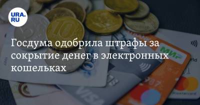 Госдума одобрила штрафы за сокрытие денег в электронных кошельках