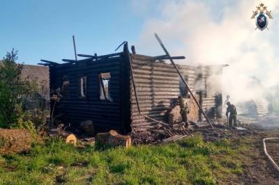 Следователи выясняют обстоятельства гибели мужчины на пожаре в Шахунье