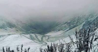 Дорога к Тушети закрыта из-за снегопада