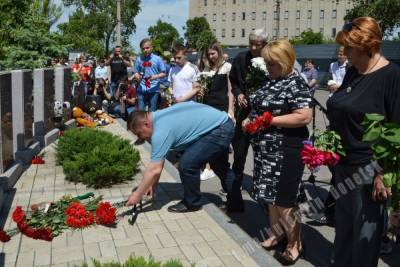 В прифронтовом районе Донецка отметили 7-ю годовщину войны на Донбассе