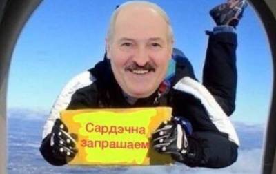 В сети появились мемы на посадку самолета в Минске