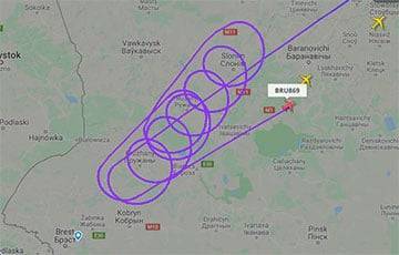 Белорусы смеются над кругами в небе от самолета «Белавиа»