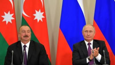 Владимир Путин направил Ильхаму Алиеву поздравительное письмо в честь Дня Республики