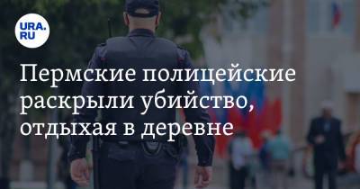 Пермские полицейские раскрыли убийство, отдыхая в деревне - ura.news - Пермский край