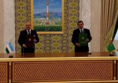 Ташкент и Ашхабад подписали соглашения о трансграничных реках