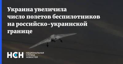 Украина увеличила число полетов беспилотников на российско-украинской границе