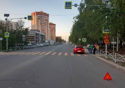 На улице Шереметьевской сбили семилетнего велосипедиста