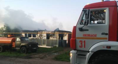 За ночь в Чувашии сгорели два жилых дома