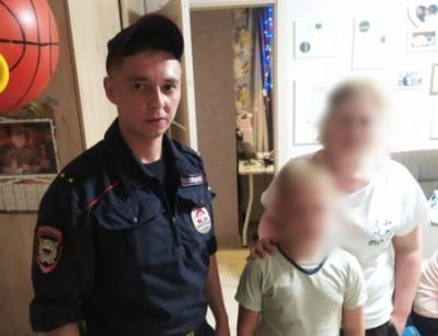 В Рязани полицейские вернули родителям потерявшегося 7-летнего мальчика