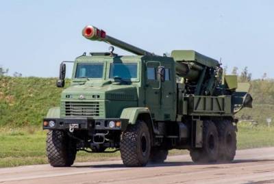 В Украине начались первые испытания артиллерийской установки "Богдана" с НАТОвским калибром