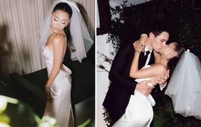 Это любовь: певица Ариана Гранде показала красивейшие свадебные фото