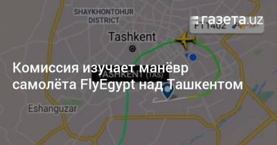 Комиссия изучает манёвр самолёта FlyEgypt над Ташкентом