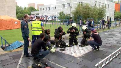 В Москве стартовал конкурс на лучшее звено газодымозащитной службы пожарной охраны