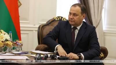 Головченко и Лебедев обсудили предстоящее заседание Совета глав правительств СНГ