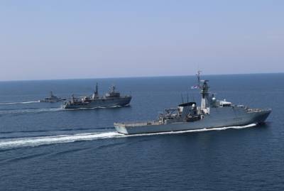 ВМС Украины и Великобритании провели совместные учения в Черном море