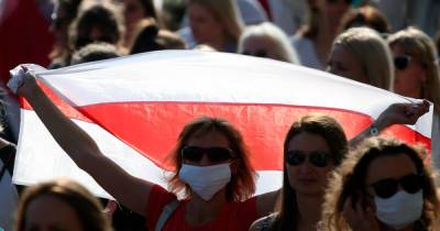 Белорусская оппозиция начала голодовку у здания Еврокомиссии в Варшаве