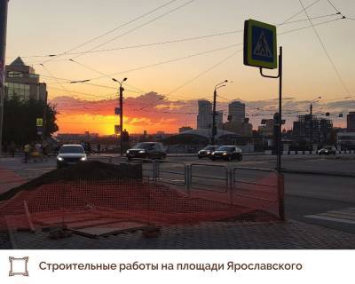 В центре Челябинска при ремонте нашли фрагмент старинной мостовой