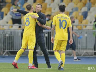 Сборная Украина заняла 24 место в рейтинге ФИФА