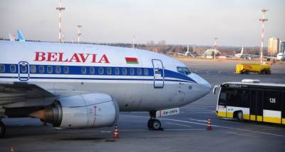 Последний самолет "Белавиа" в Таллин пролетел над Латвией