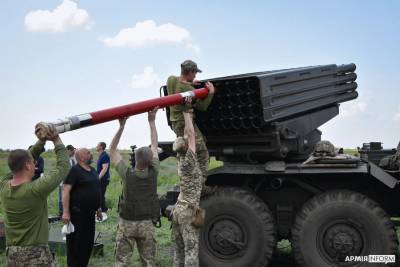 Украина провела испытания собственных ракет к РСЗО «Град»