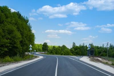 В Пронском районе отремонтировали пять километров дороги почти за 46 млн