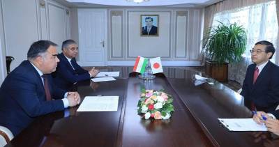 Глава Согда встретился с Послом Японии в Таджикистане