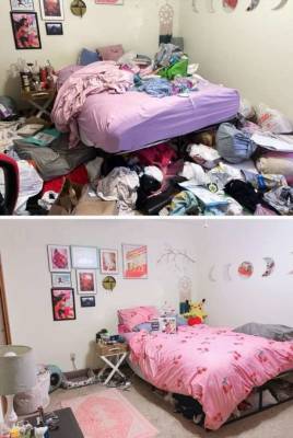 20+ человек не постеснялись показать фото своих квартир до и после уборки. И разница действительно впечатляет