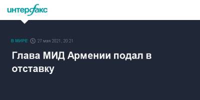 Анна Нагдалян - Глава МИД Армении подал в отставку - interfax.ru - Москва - Армения