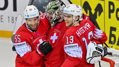 Швейцария разгромила сборную Словакии в групповом этапе ЧМ по хоккею