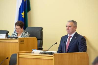 Губернатор Александр Моор выступил в облдуме с отчетом о работе правительства в 2020 году