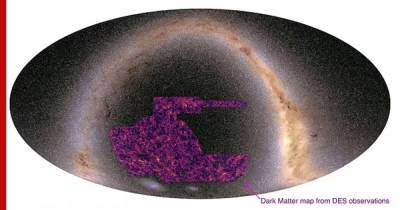 Гигантское пятно на небосводе: нейросеть изучила 100 млн галактик и "увидела" темную материю