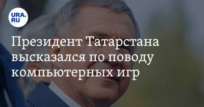 Президент Татарстана высказался по поводу компьютерных игр